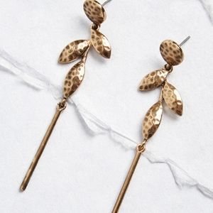 Leaf A Mark Dangle Earrings from Modcloth